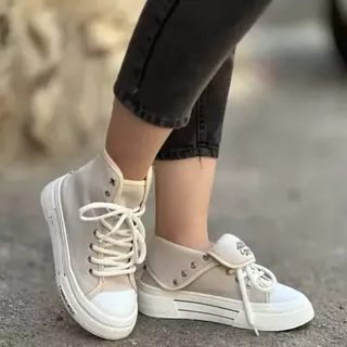 کتونی ساقدار کد75قبل ازثبت حتما موجودی سایز و رنگ رو بپرسید مدل آل استارconverse  زیره پیو رویه برزنت قالب استاندارد 