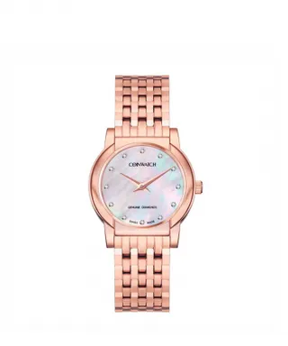 ساعت مچی عقربه ای زنانه کوین واچ Coinwatch مدل C178RWH