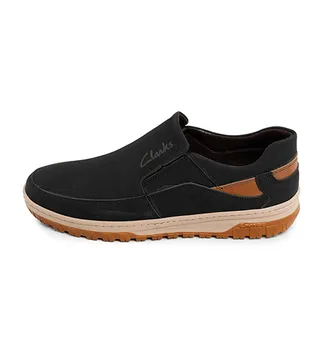 کفش رو�زمره مردانه Clarks چرم مصنوعی مشکی