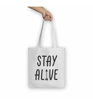 �ساک پارچه ای Stay Alive