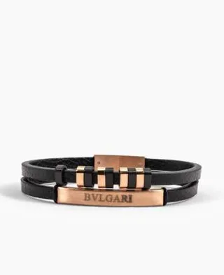 دستبند چرم Bulgari