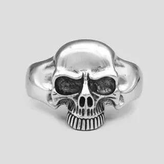 دستبند اسکلتی استیل مدل Huge Skull کد Njd-217d3