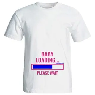 تی شر�ت بارداری طرح baby loading کد 3974