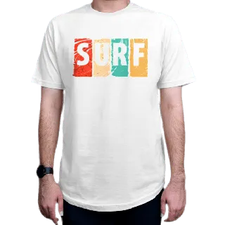 تیشرت تمام پنبه طرح surf