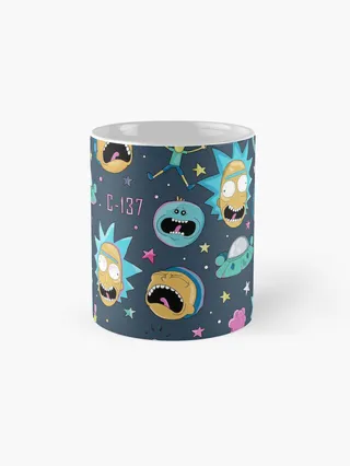 ماگ Rick and Morty | ماگ ریک اند مورتی طرح Rick and Morty pattern