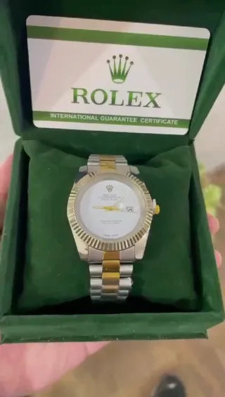 ساعت رولکس rolex  با جعبه و ارسال  مدل جدید new collection 