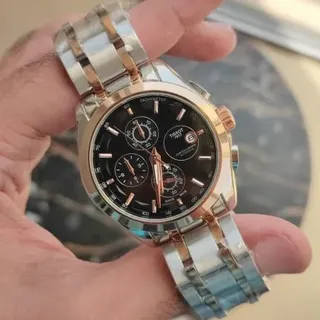 ساعت مردانه تیسوت سه موتوره کرنوگراف استیل TISSOT ts113