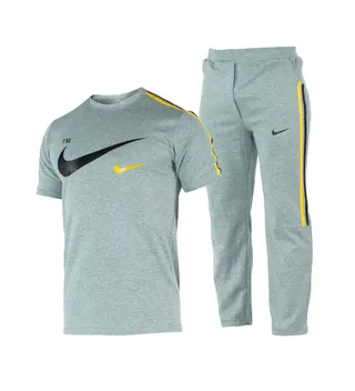 ست تیشرت و شلوار م�ردانه آستین کوتاه Nike یقه گرد