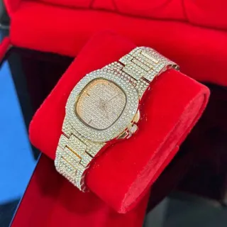 ساعت زن�انه پتک فیلیپ فول نگین بند استیل – Patek Philippe