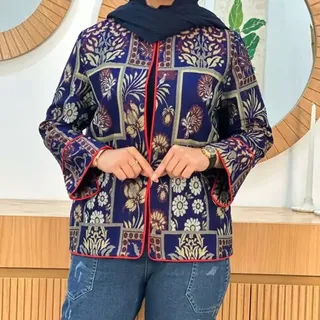 کت زنانه تافته سی گل شیکلند 