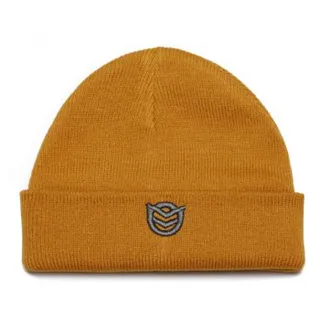 (B034)MUSTARD YELLOW BEANIE HAT