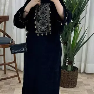 پیراهن مخمل کتیبه و سکه 