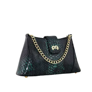 کیف دوشی زنانه مدل ۴۱۱�۴ dark green