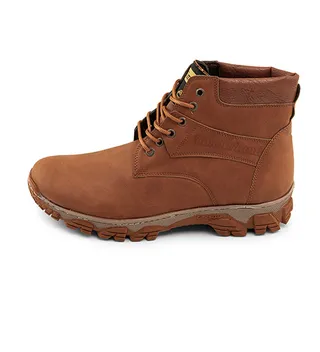 کفش نیم بوت مردانه عسلی Timberland بند دار