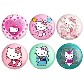 پیکسل خندالو مدل هلو کیتی Hello Kitty کد 1561B مجموعه 6 عددی