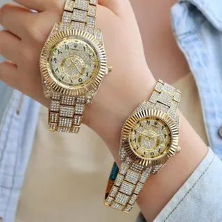 ساعت رولکس دست جاست عدد فارسی رنگ طلایی و نقره ایی – Rolex datejust