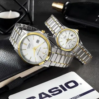 ساعت مچی مردانه و زنانه مار�ک کاسیو 1044 casio با جعبه 