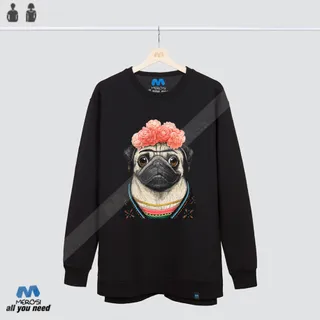 آستین بلند دورس اوورسایز Pug Frida