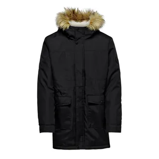 کاپشن مردانه اونلی اند سانز مدل LONG PARKA 001