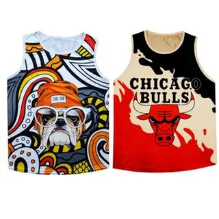 تاپ ورزشی مردانه مدل Cool Dog و Chicago Bulls کد T11 مجموعه 2 عددی