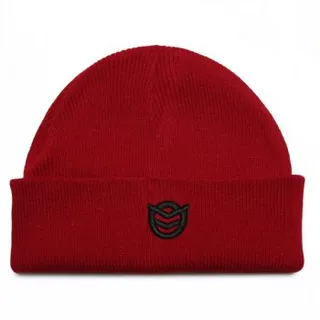 (B025)RED BEANIE HAT