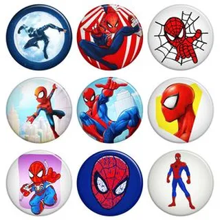 پیکسل گالری باجو طرح مرد عنکبوتی اسپایدر من کد spider man 3 مجموعه 9 ع�ددی