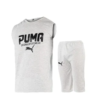 ست رکابی و شلوارک مردانه Puma یق�ه گرد