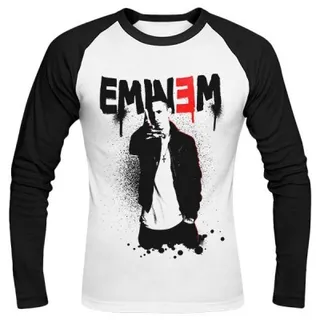 تیشرت آ�ستین بلند رگلان Sprayed up Eminem