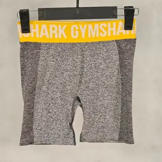 شلوارک ورزشي زنانه جيم شارك gymshark- کمر کش زرد